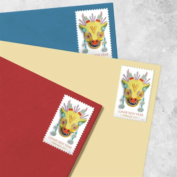 lunar new year: year of the dragon forever stamps lunar new year: year of the dragon forever stamps